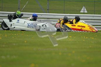 © Octane Photographic Ltd. Wirral 100, 28th April 2012. Sidecars. Free Practice. Dave Holden/Heath Fairbrother. Digital ref : 0308cb1d5109