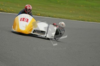 © Octane Photographic Ltd. Wirral 100, 28th April 2012. Sidecars. Free Practice. Jim Stocks/Dave Caulfield. Digital ref : 0308cb1d5125