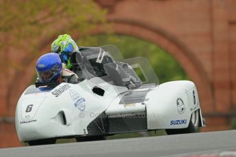 © Octane Photographic Ltd. Wirral 100, 28th April 2012. Sidecars. Qualifying race. Dave Holden/Heath Fairbrother. Digital ref : 0308cb1d5140