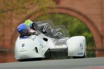 © Octane Photographic Ltd. Wirral 100, 28th April 2012. Sidecars. Qualifying race. Dave Holden/Heath Fairbrother. Digital ref : 0308cb1d5171