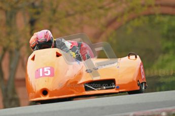 © Octane Photographic Ltd. Wirral 100, 28th April 2012. Sidecars. Qualifying race. Tony Cunliffe/Marton Cunliffe. Digital ref : 0308cb1d5178