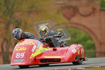 © Octane Photographic Ltd. Wirral 100, 28th April 2012. Sidecars. Qualifying race. Craig Hauxwell/David Williams. Digital ref : 0308cb1d5183