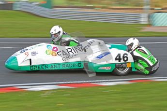 © Octane Photographic Ltd. Wirral 100, 28th April 2012. Sidecars. Anthony Eades/Ian Greensmith. Free Practice. Digital ref : 0308cb7d8723