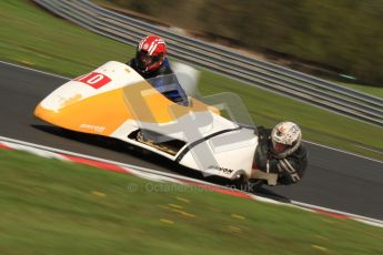 © Octane Photographic Ltd. Wirral 100, 28th April 2012. Sidecars. Free Practice. Jim Stocks/Dave Caulfield. Digital ref : 0308cb7d8809