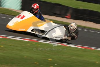 © Octane Photographic Ltd. Wirral 100, 28th April 2012. Sidecars. Free Practice. Jim Stocks/Dave Caulfield. Digital ref : 0308cb7d8848