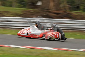© Octane Photographic Ltd. Wirral 100, 28th April 2012. Sidecars. Qualifying race. John Shipley/Stephen Cunliffe. Digital ref : 0308cb7d9080