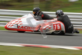 © Octane Photographic Ltd. Wirral 100, 28th April 2012. Sidecars. Qualifying race. John Shipley/Stephen Cunliffe. Digital ref : 0308cb7d9114