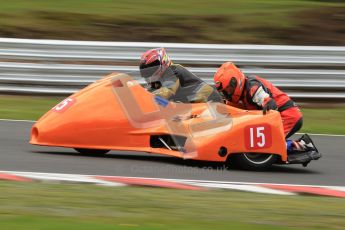© Octane Photographic Ltd. Wirral 100, 28th April 2012. Sidecars. Qualifying race. Tony Cunliffe/Martin Cunliffe. Digital ref : 0308cb7d9130