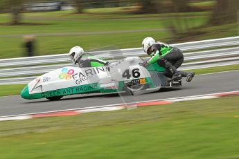 © Octane Photographic Ltd. Wirral 100, 28th April 2012. Sidecars. Anthony Eades/Ian Greensmith. Qualifying race. Digital ref : 0308cb7d9147