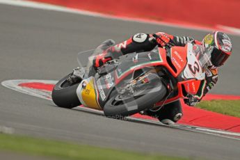 © Octane Photographic Ltd. World Superbike Championship – Silverstone, 1st Free Practice. Friday 3rd August 2012. Max Biaggi - Aprillia RSV4 Factory - Aprillia Racing Team. Digital Ref : 0443cb1d0091