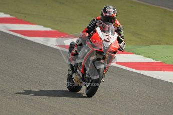 © Octane Photographic Ltd. World Superbike Championship – Silverstone, 1st Qualifying Practice. Friday 3rd August 2012. Max Biaggi - Aprillia RSV4 Factory - Aprillia Racing Team. Digital Ref : 0444cb1d0788