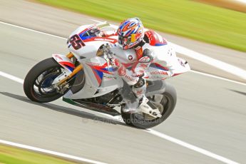 © Octane Photographic Ltd. World Superbike Championship – Silverstone, 2nd Free Practice. Saturday 4th August 2012. Jonathan Rea - Honda CBR1000RR - Honda World Superbike Team. Digital Ref : 0446cb7d1879