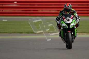 © Octane Photographic Ltd. World Superbike Championship – Silverstone, 2nd Free Practice. Saturday 4th August 2012. Tom Sykes - Kawasaki ZX-10R - Kawasaki racing Team. Digital Ref : 0446lw7d0194