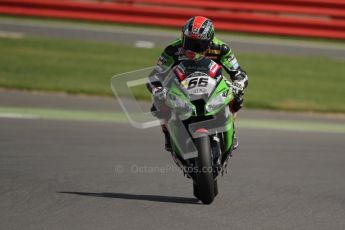 © Octane Photographic Ltd. World Superbike Championship – Silverstone, 2nd Free Practice. Saturday 4th August 2012. Tom Sykes - Kawasaki ZX-10R - Kawasaki racing Team. Digital Ref : 0446lw7d0229