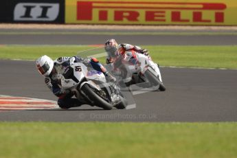 © Octane Photographic Ltd. World Superbike Championship – Silverstone, 2nd Qualifying Practice. Saturday 4th August 2012. Leon Haslam - BMW S1000 RR - BMW Motorrad Motorsport. Digital Ref : 0445cb7d1479