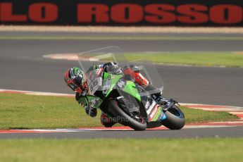 © Octane Photographic Ltd. World Superbike Championship – Silverstone, 2nd Qualifying Practice. Saturday 4th August 2012. Tom Sykes - Kawasaki ZX-10R - Kawasaki Racing Team. Digital Ref : 0445cb7d1517