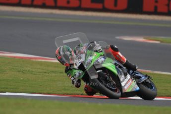 © Octane Photographic Ltd. World Superbike Championship – Silverstone, 2nd Qualifying Practice. Saturday 4th August 2012. Tom Sykes - Kawasaki ZX-10R - Kawasaki Racing Team. Digital Ref : 0445cb7d1625