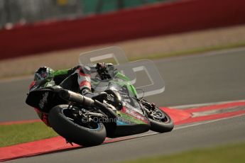 © Octane Photographic Ltd. World Superbike Championship – Silverstone, 2nd Qualifying Practice. Saturday 4th August 2012. Tom Sykes - Kawasaki ZX-10R - Kawasaki Racing Team. Digital Ref : 0445lw1d1207