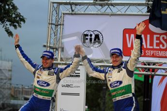 Jari-Matti Latvala and Miikka Anttila, Ford Festa WRC, Wales Rally GB 2012
