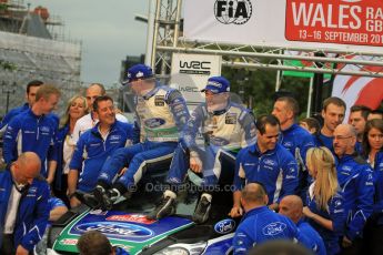 Jari-Matti Latvala and Miikka Anttila, Ford Festa WRC, Wales Rally GB 2012