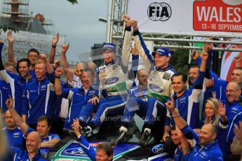 Jari-Matti Latvala and Miikka Anttila, Ford Festa WRC, Wales Rally GB 2012