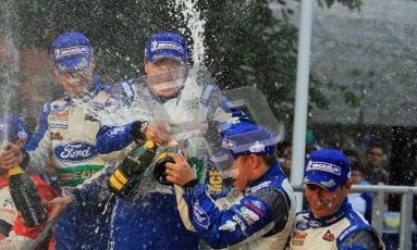 Jari-Matti Latvala and Miikka Anttila, Petter Solberg and Chris Patterson, Ford Festa WRC, Wales Rally GB 2012