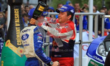 Miikka Anttila, Ford Festa WRC and Daniel Elena Citroen DS3 WRC, Wales Rally GB 2012