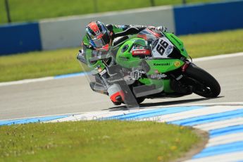 © Octane Photographic Ltd. 2012 World Superbike Championship – European GP – Donington Park. Friday 11th May 2012. WSBK Free Practice. Tom Sykes - Kawasaki ZX-10R. Digital Ref : 0328cb1d2234