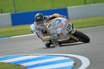© Octane Photographic Ltd. 2012 World Superbike Championship – European GP – Donington Park. Friday 11th May 2012. WSBK Free Practice. Maxime Berger - Ducati 1098R. Digital Ref : 0328cb1d2236