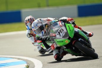 © Octane Photographic Ltd. 2012 World Superbike Championship – European GP – Donington Park. Friday 11th May 2012. WSBK Free Practice. Loris Baz - Kawasaki ZX-10R. Digital Ref : 0328cb1d2246