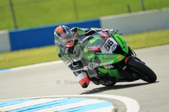 © Octane Photographic Ltd. 2012 World Superbike Championship – European GP – Donington Park. Friday 11th May 2012. WSBK Free Practice. Tom Sykes - Kawasaki ZX-10R. Digital Ref : 0328cb1d2282