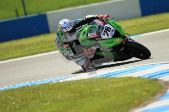 © Octane Photographic Ltd. 2012 World Superbike Championship – European GP – Donington Park. Friday 11th May 2012. WSBK Free Practice. Loris Baz - Kawasaki ZX-10R. Digital Ref : 0328cb1d2296