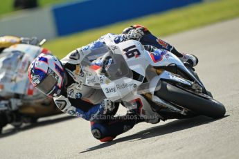 © Octane Photographic Ltd. 2012 World Superbike Championship – European GP – Donington Park. Friday 11th May 2012. WSBK Free Practice. Leon Haslam - BMW S1000RR. Digital Ref : 0328cb1d2335