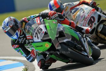 © Octane Photographic Ltd. 2012 World Superbike Championship – European GP – Donington Park. Friday 11th May 2012. WSBK Free Practice. Loris Baz - Kawasaki ZX-10R. Digital Ref : 0328cb1d2343