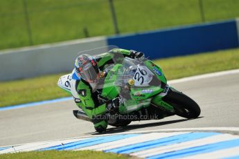 © Octane Photographic Ltd. 2012 World Superbike Championship – European GP – Donington Park. Friday 11th May 2012. WSBK Free Practice. Leandro Mercado - Kawasaki ZX-10R. Digital Ref : 0328cb1d2350