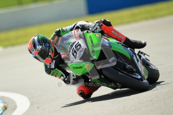 © Octane Photographic Ltd. 2012 World Superbike Championship – European GP – Donington Park. Friday 11th May 2012. WSBK Free Practice. Tom Sykes - Kawasaki ZX-10R. Digital Ref : 0328cb1d2374