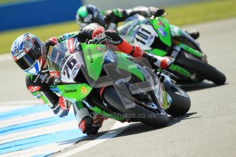 © Octane Photographic Ltd. 2012 World Superbike Championship – European GP – Donington Park. Friday 11th May 2012. WSBK Free Practice. Loris Baz - Kawasaki ZX-10R. Digital Ref : 0328cb1d2401