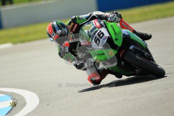 © Octane Photographic Ltd. 2012 World Superbike Championship – European GP – Donington Park. Friday 11th May 2012. WSBK Free Practice. Tom Sykes - Kawasaki ZX-10R. Digital Ref : 0328cb1d2423