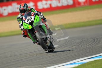 © Octane Photographic Ltd. 2012 World Superbike Championship – European GP – Donington Park. Friday 11th May 2012. WSBK Free Practice. Tom Sykes - Kawasaki ZX-10R. Digital Ref : 0328cb1d2444