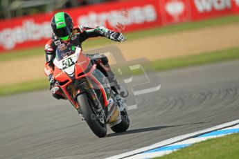 © Octane Photographic Ltd. 2012 World Superbike Championship – European GP – Donington Park. Friday 11th May 2012. WSBK Free Practice. Eugene Laverty - Aprillia RSV4 Factory. Digital Ref : 0328cb1d2529