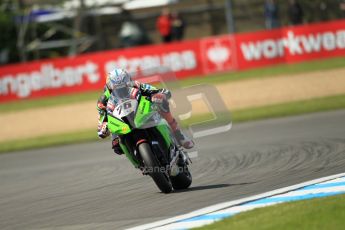 © Octane Photographic Ltd. 2012 World Superbike Championship – European GP – Donington Park. Friday 11th May 2012. WSBK Free Practice. Loris Baz - Kawasaki ZX-10R. Digital Ref : 0328cb1d2572