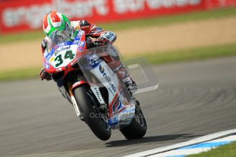 © Octane Photographic Ltd. 2012 World Superbike Championship – European GP – Donington Park. Friday 11th May 2012. WSBK Free Practice. Davide Giuliano - Ducati 1098R. Digital Ref : 0328cb1d2605