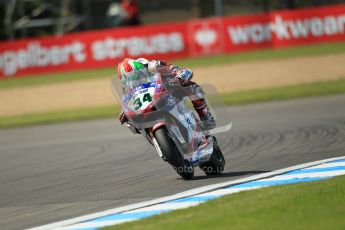 © Octane Photographic Ltd. 2012 World Superbike Championship – European GP – Donington Park. Friday 11th May 2012. WSBK Free Practice. Davide Giuliano - Ducati 1098R. Digital Ref : 0328cb1d2732