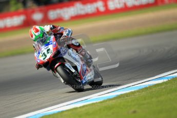 © Octane Photographic Ltd. 2012 World Superbike Championship – European GP – Donington Park. Friday 11th May 2012. WSBK Free Practice. Davide Giuliano - Ducati 1098R. Digital Ref : 0328cb1d2763