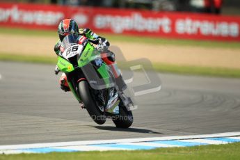 © Octane Photographic Ltd. 2012 World Superbike Championship – European GP – Donington Park. Friday 11th May 2012. WSBK Free Practice. Tom Sykes - Kawasaki ZX-10R. Digital Ref : 0328cb1d2775