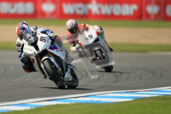 © Octane Photographic Ltd. 2012 World Superbike Championship – European GP – Donington Park. Friday 11th May 2012. WSBK Free Practice. Leon Haslam - BMW S1000RR. Digital Ref : 0328cb1d2784