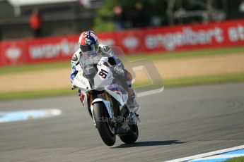 © Octane Photographic Ltd. 2012 World Superbike Championship – European GP – Donington Park. Friday 11th May 2012. WSBK Free Practice. Leon Haslam - BMW S1000RR. Digital Ref : 0328cb1d2886