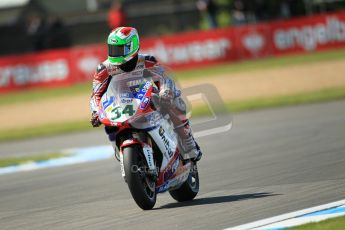 © Octane Photographic Ltd. 2012 World Superbike Championship – European GP – Donington Park. Friday 11th May 2012. WSBK Free Practice. Davide Giuliano - Ducati 1098R. Digital Ref : 0328cb1d2962