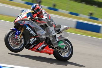 © Octane Photographic Ltd. 2012 World Superbike Championship – European GP – Donington Park. Friday 11th May 2012. WSBK Free Practice. Mark Aitchison - BMW S1000RR. Digital Ref : 0328cb7d1288