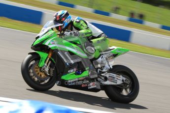 © Octane Photographic Ltd. 2012 World Superbike Championship – European GP – Donington Park. Friday 11th May 2012. WSBK Free Practice. Leandro Mercado - Kawasaki ZX-10R. Digital Ref : 0328cb7d1315